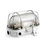 Interlight Bulkhead Bulley Blanc Bakelite max. 25W | 170x125mm - IP54 - Convient pour 1x E27