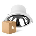 Lot 6x Noxion Downlight LED Apollo V2.0 15-25W 1800-3060lm 60D - 830/840 CCT | 220mm - Diamètre 200mm